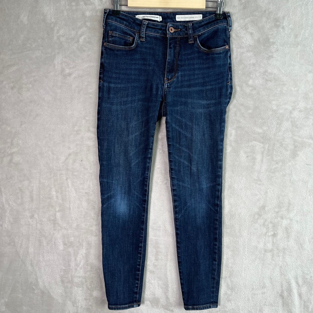 Anthropologie‎ Pilcro and Letterpress Jeans Size 28 High Rise Denim Legging